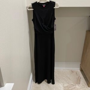 NWT Vince Camuto Black Midi Dress (Size S)